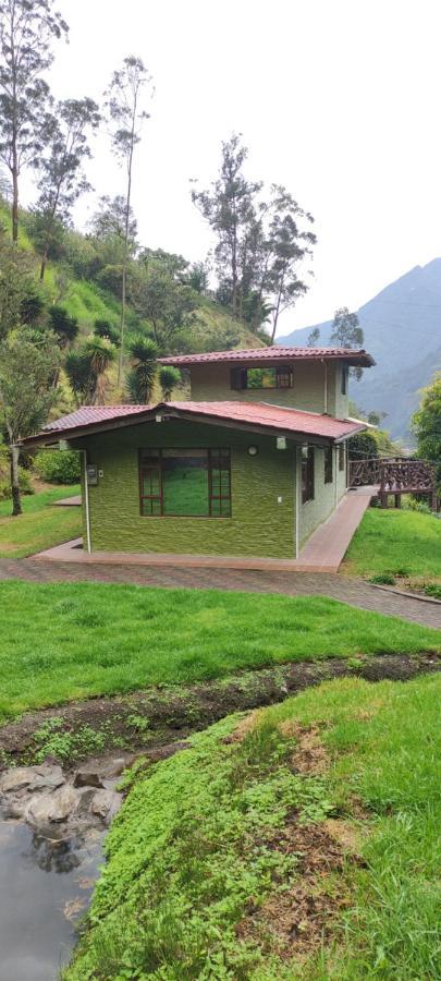 "Casa Verde" En Banos De Agua Santa Con Vista Al Volcan Tungurahua Εξωτερικό φωτογραφία