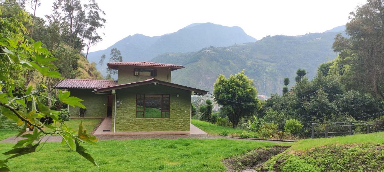 "Casa Verde" En Banos De Agua Santa Con Vista Al Volcan Tungurahua Εξωτερικό φωτογραφία