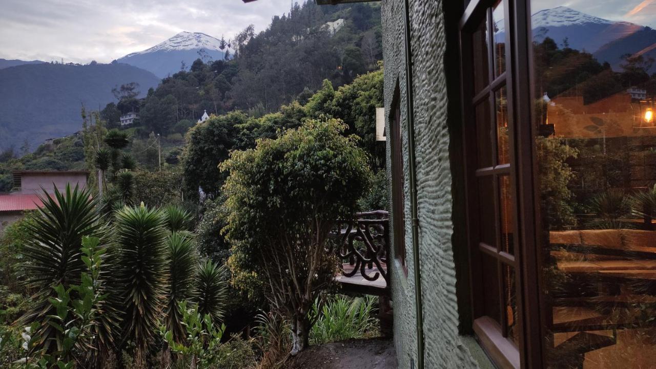 "Casa Verde" En Banos De Agua Santa Con Vista Al Volcan Tungurahua Εξωτερικό φωτογραφία